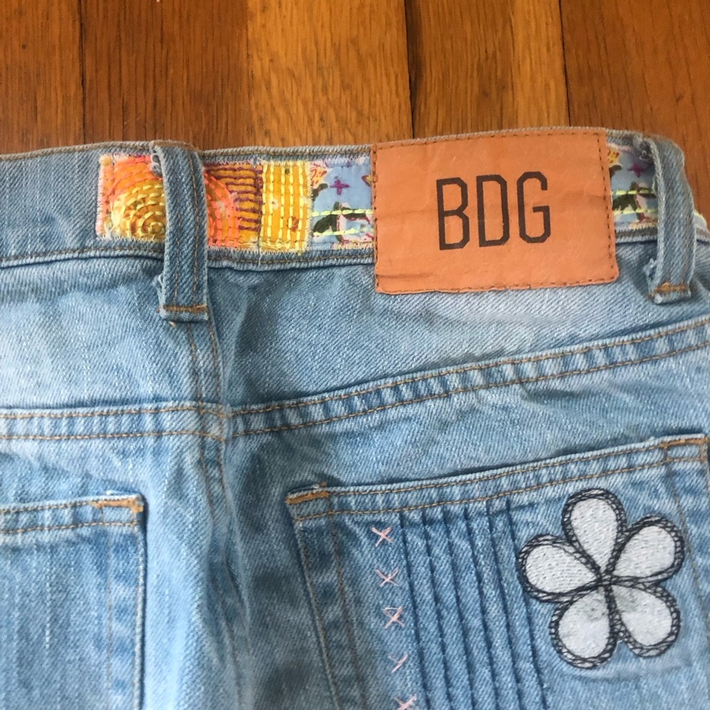 Urban outfitters Embroidered Light Blue Jeans - Picture 10 of 11